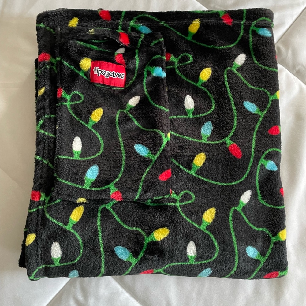 Holiday blanket by Tipsy Elves